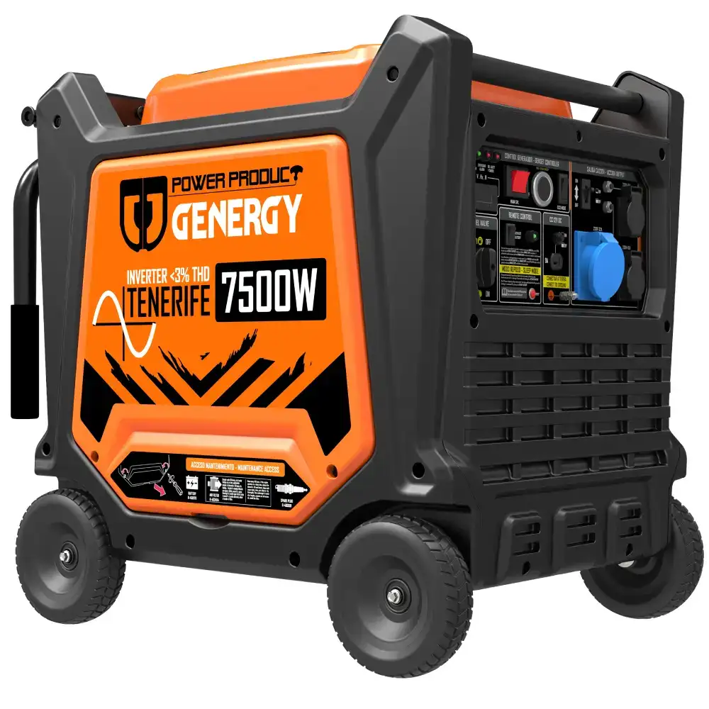 Gerador Genergy Inverter Tenerife II RC 230V 7500W - Gerador Genergy Inverter Tenerife II RC 230V 7500W